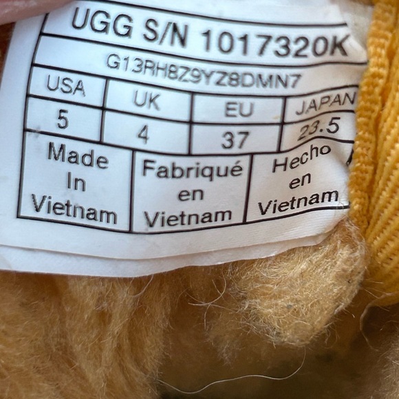 UGG Yellow Suede Neumel Boots | Ladies Size EU 37 - Picture 6 of 14